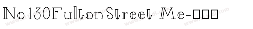 No130FultonStreet Me字体转换